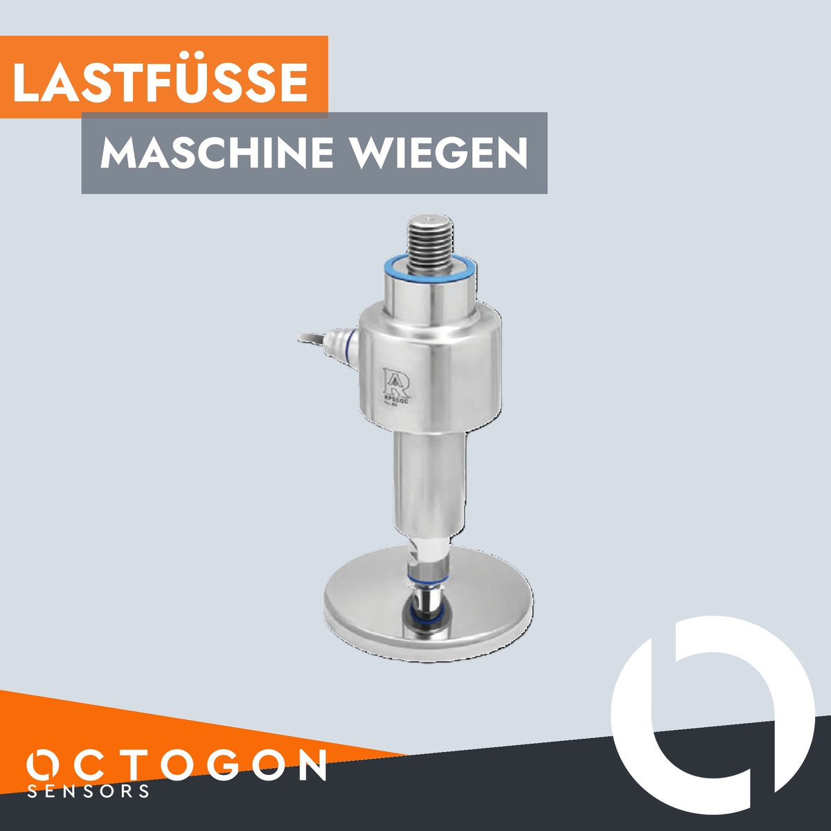 Lastfuß LFLA zum Wiegen einer Maschine