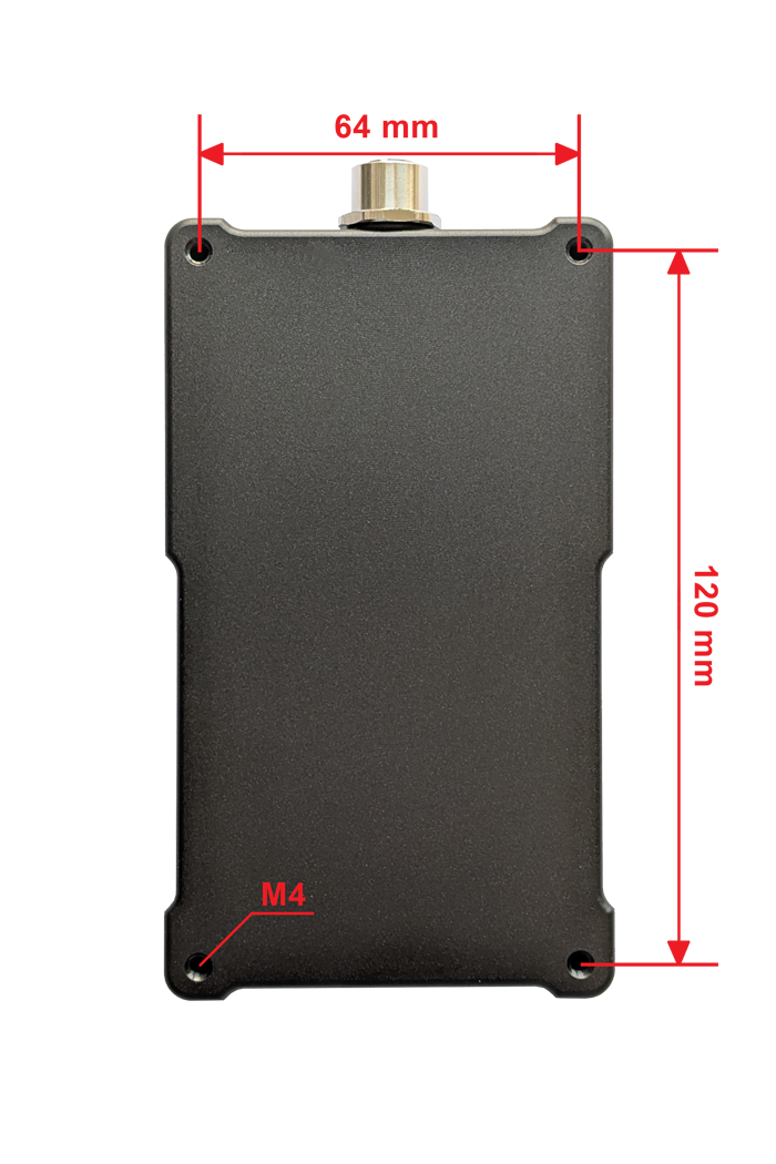 EHOB Handheld EPE – Rückseite mit Abmessungen, eigenes Foto von octogon
