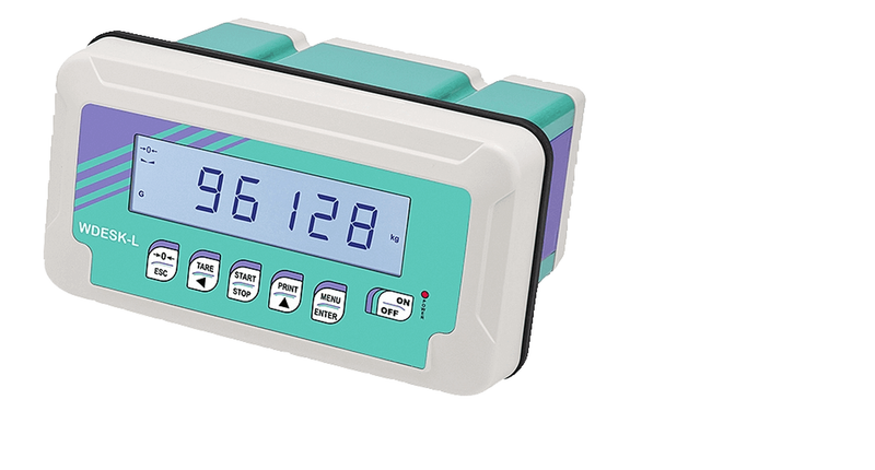 EILE_L-WDESK-L Wägeindikator mit hinterleuchteter LCD-Anzeige