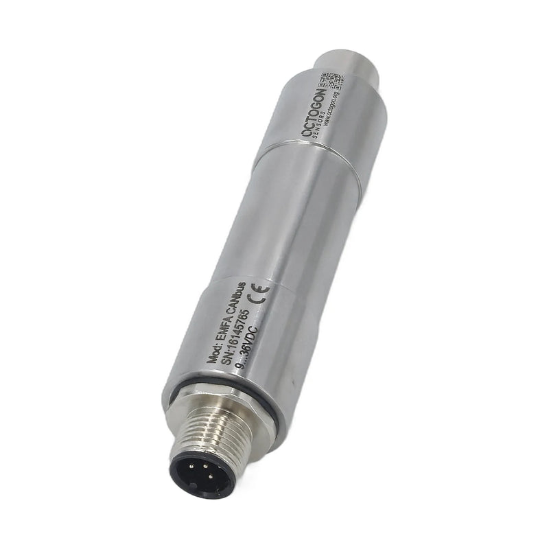 EMFA CAN-Inlineadapter für Wägezellen, Ansicht auf den M12-Stecker