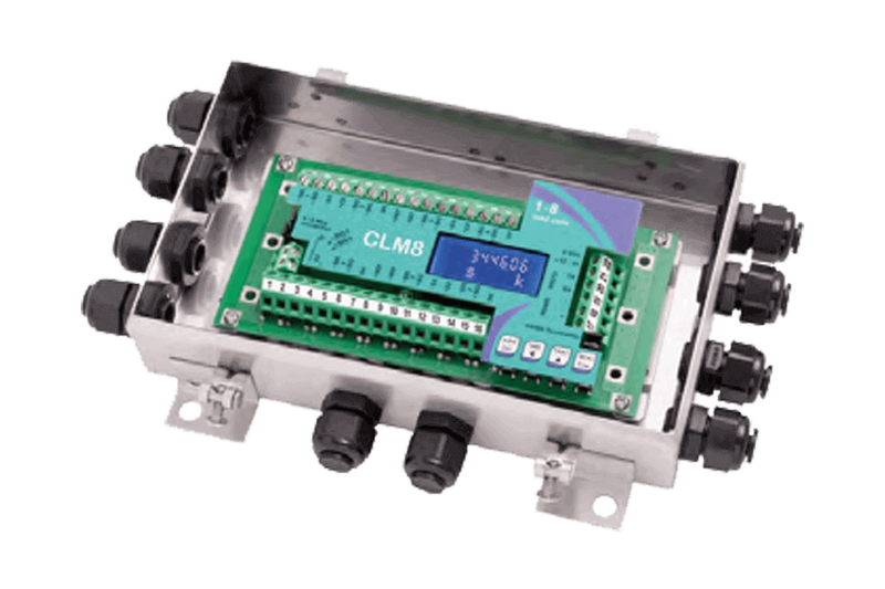 ETLB_CLM8 Intelligenter Anschlusskasten im Edelstahlgehäuse, geöffnet
