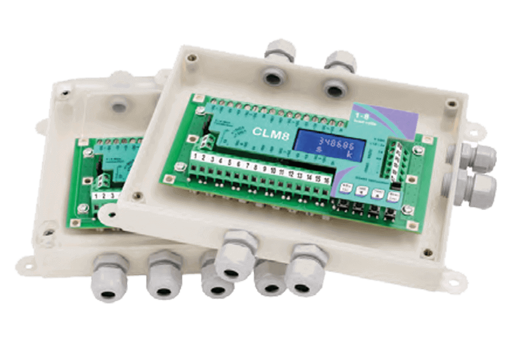 ETLB_CLM8 Intelligenter Anschlusskasten, geöffnet, mit Anschlussplatinen