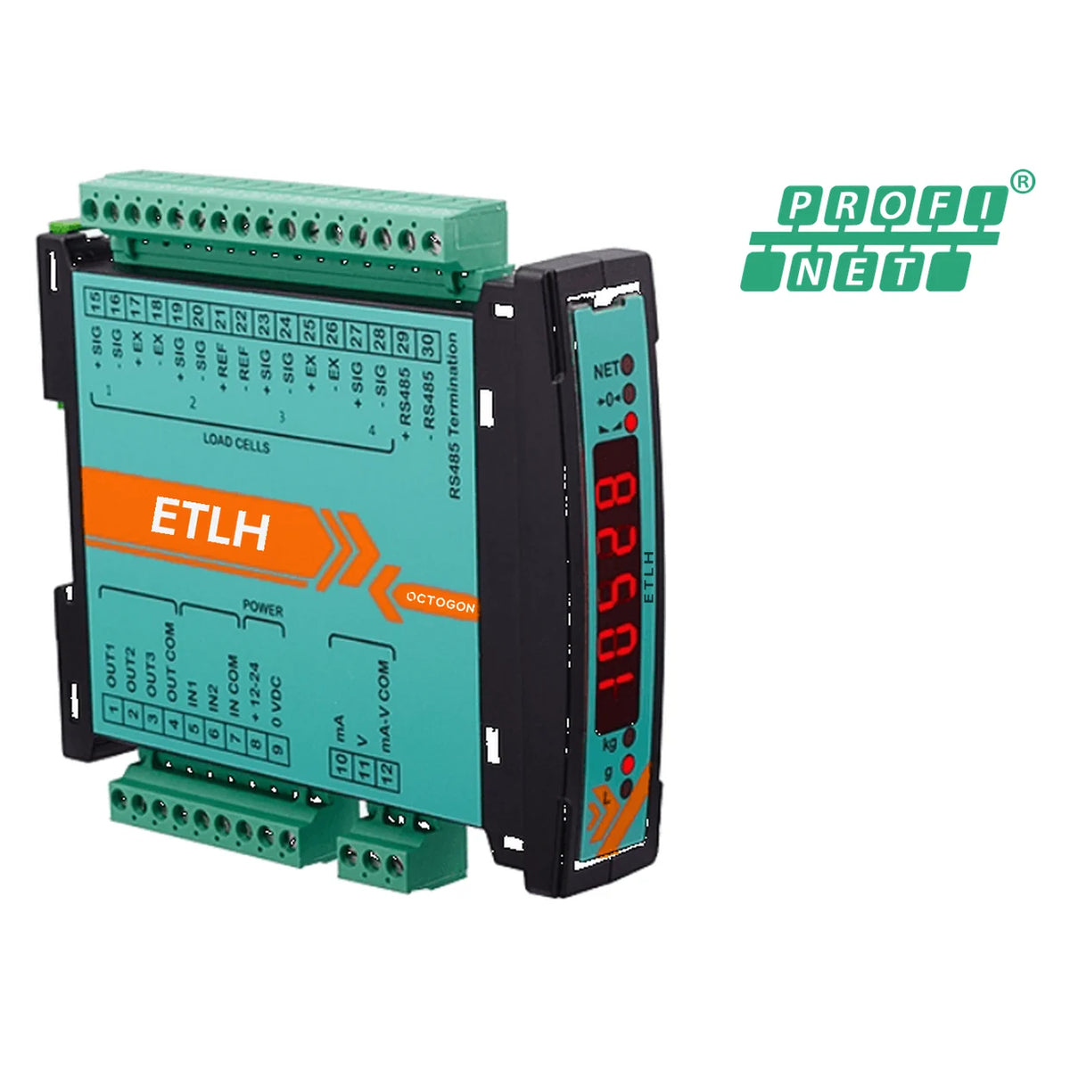 ETLH Wägetransmitter 4 Kanäle, Ausführung Profinet IO