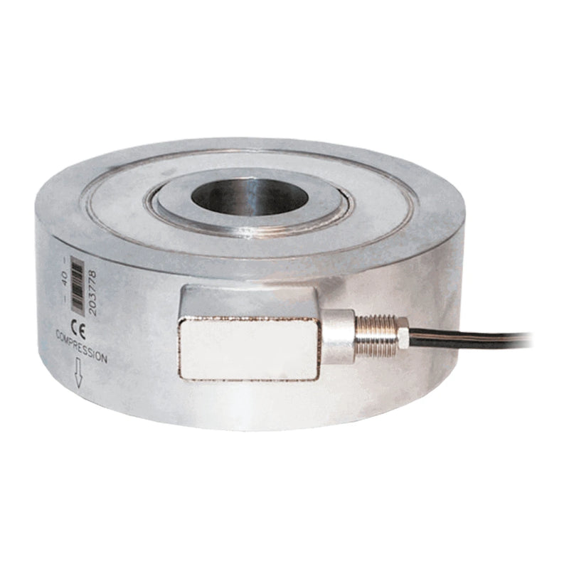 LRAB amplified ring force transducer made of stainless steel with cable outlet