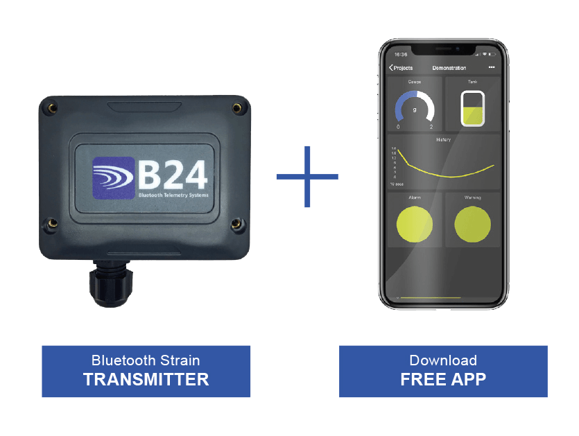 Bluetooth-Transmitter EFMA B24 mit Smartphone-App