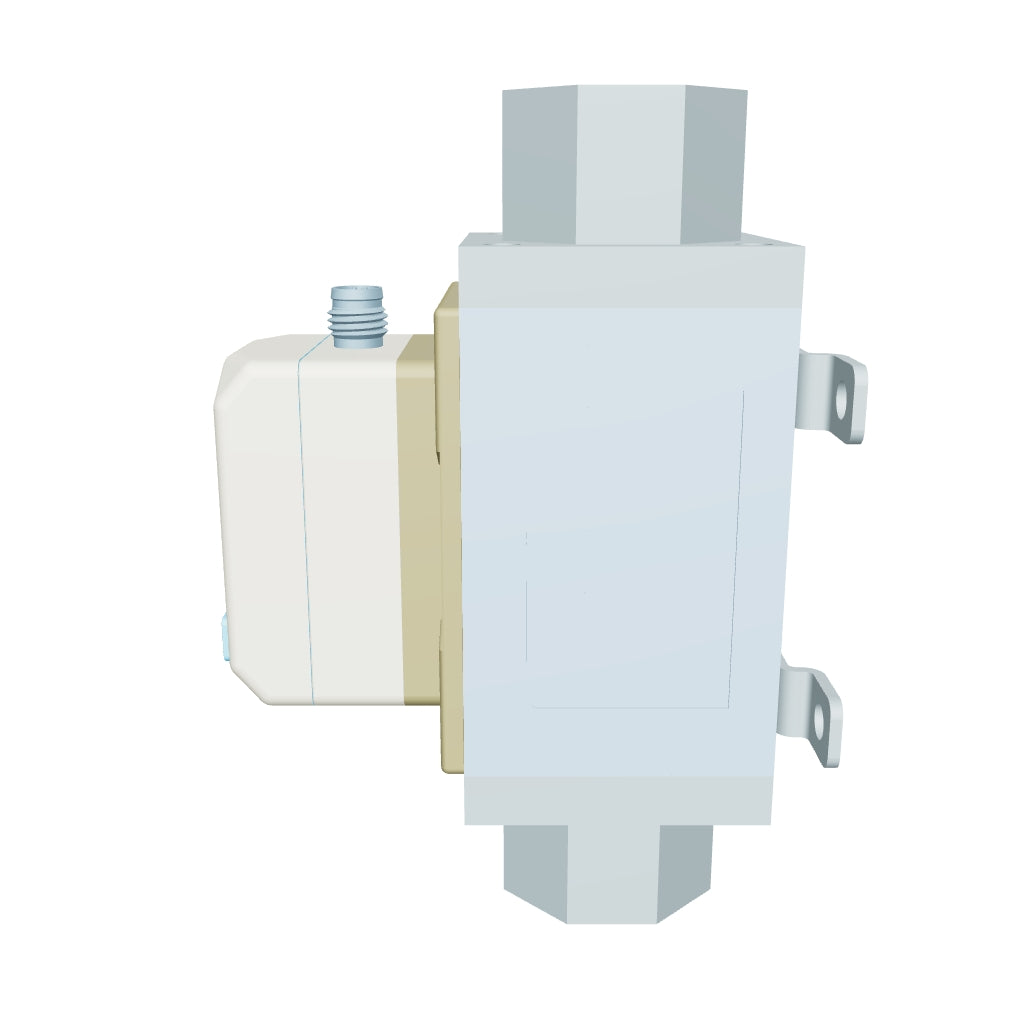 3D-Modell QEKJ Vortex-Durchflusssensor zum Drehen und Zoomen