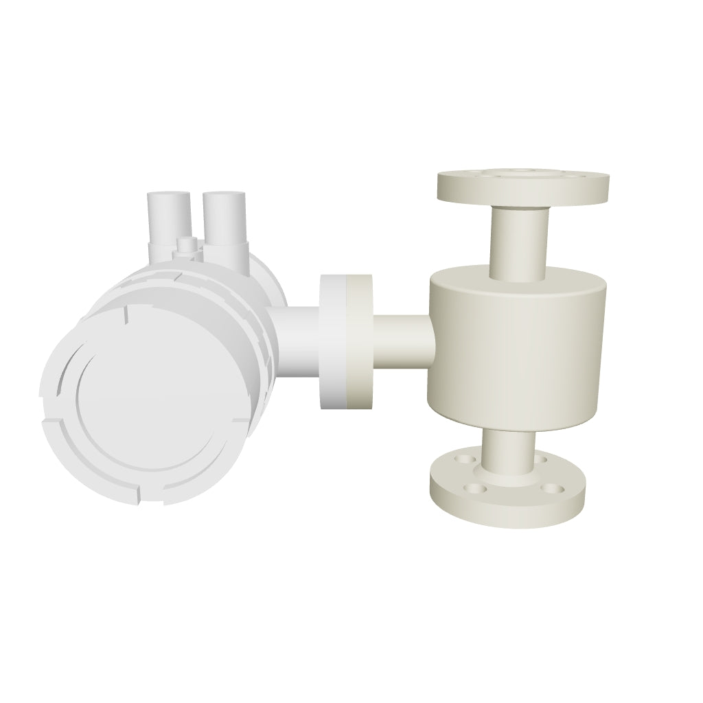 3D-Modell QMKC Magnetisch-induktiver Durchflussmesser zum Drehen und Zoomen