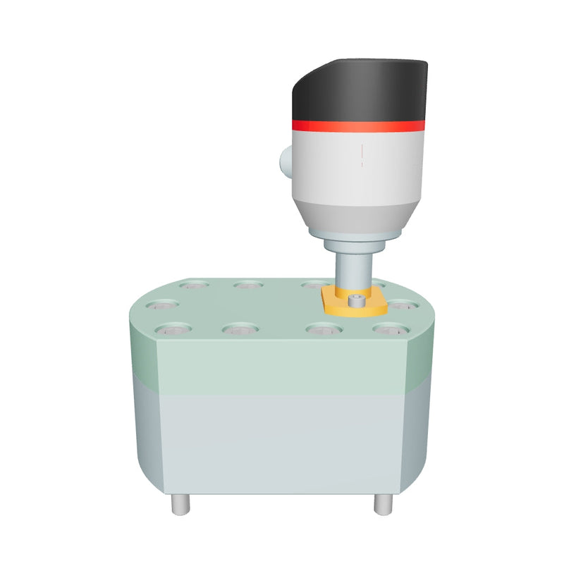 3D-Modell QZKB Zahnrad-Durchflussmesser für Plattenmontage zum Drehen und Zoomen