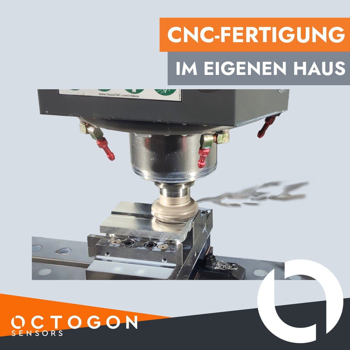 Fräsbearbeitung eines Federkörpers in der eigenen CNC-Fertigung