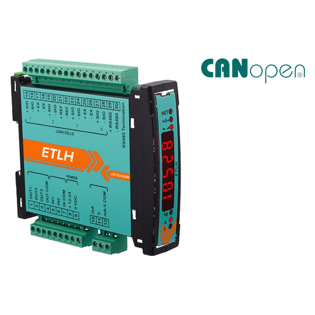 ETLH Wägetransmitter 4 Kanäle, Ausführung CANopen