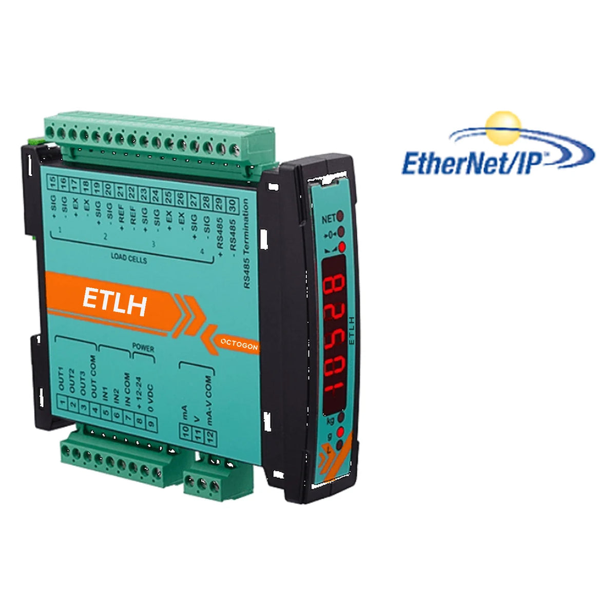 ETLH Wägetransmitter 4 Kanäle, Ausführung EtherNet/IP