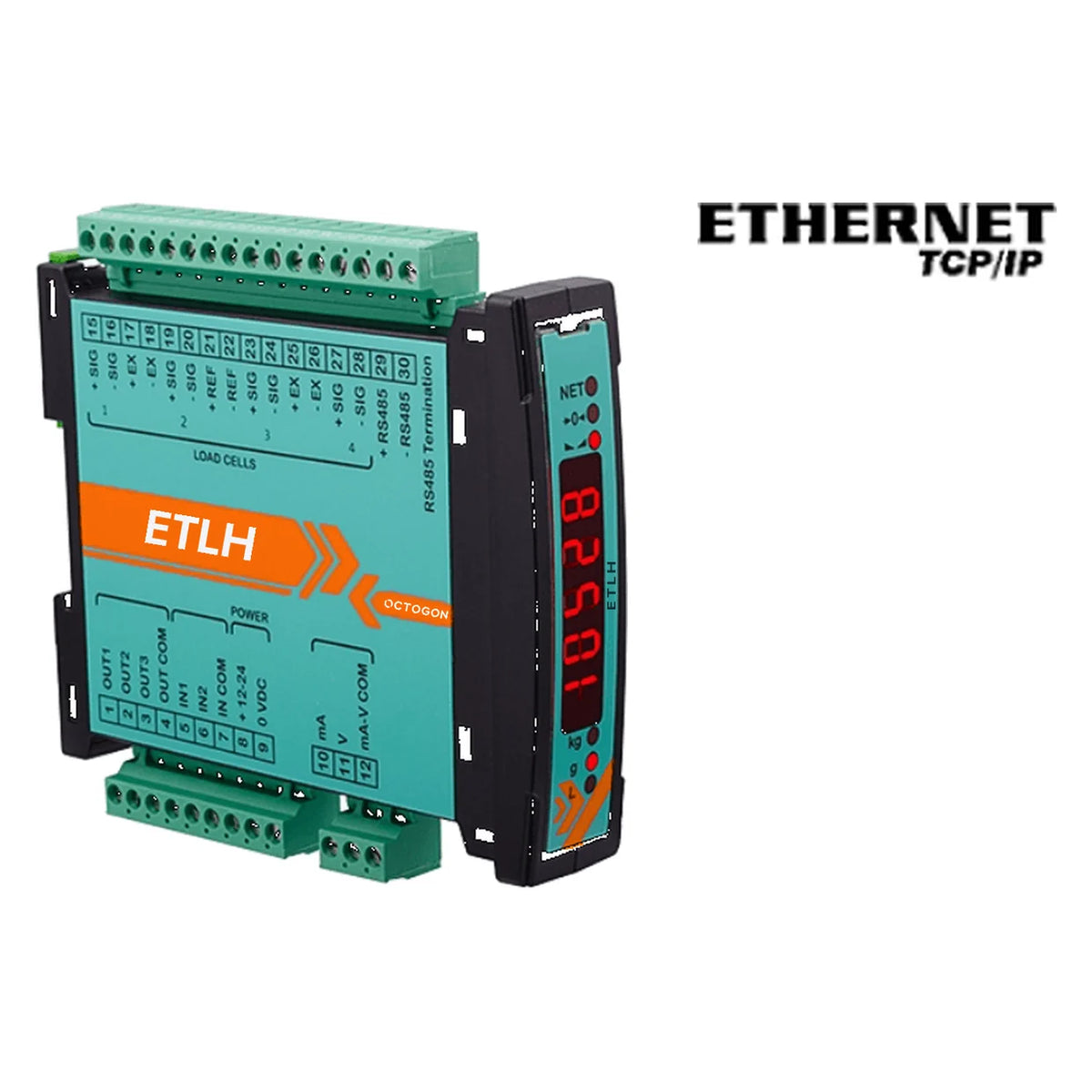 ETLH Wägetransmitter 4 Kanäle, Ausführung Ethernet TCP/IP