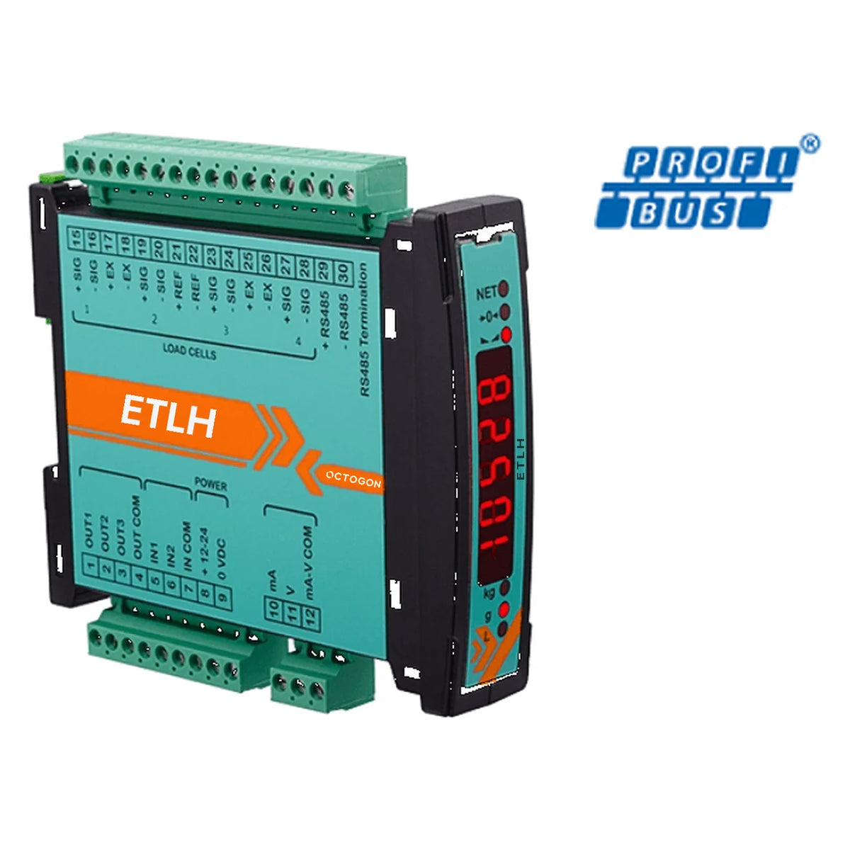 ETLH Wägetransmitter 4 Kanäle, Ausführung Profibus DP