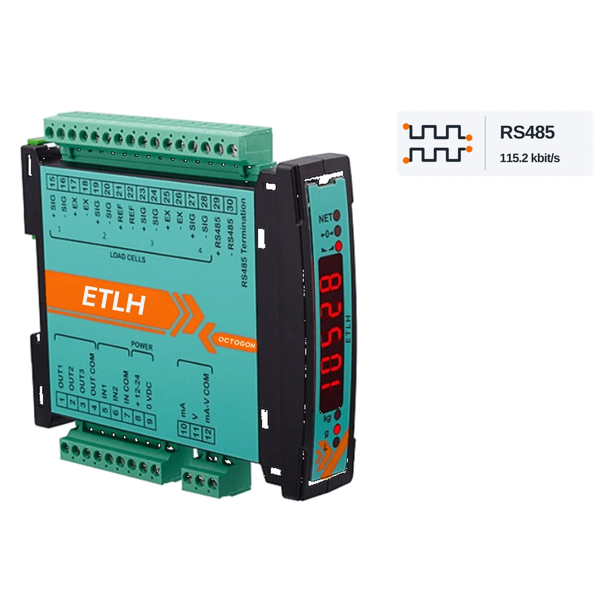 ETLH Wägetransmitter 4 Kanäle, Ausführung RS485