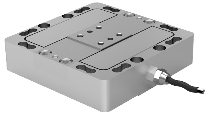 Multiachsen-Kraftsensor LYKA 3E120 mit Anschlusskabel