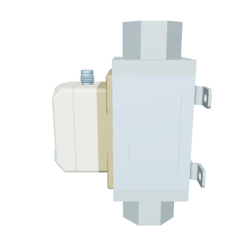 3D-Modell QEKJ Vortex-Durchflusssensor zum Drehen und Zoomen