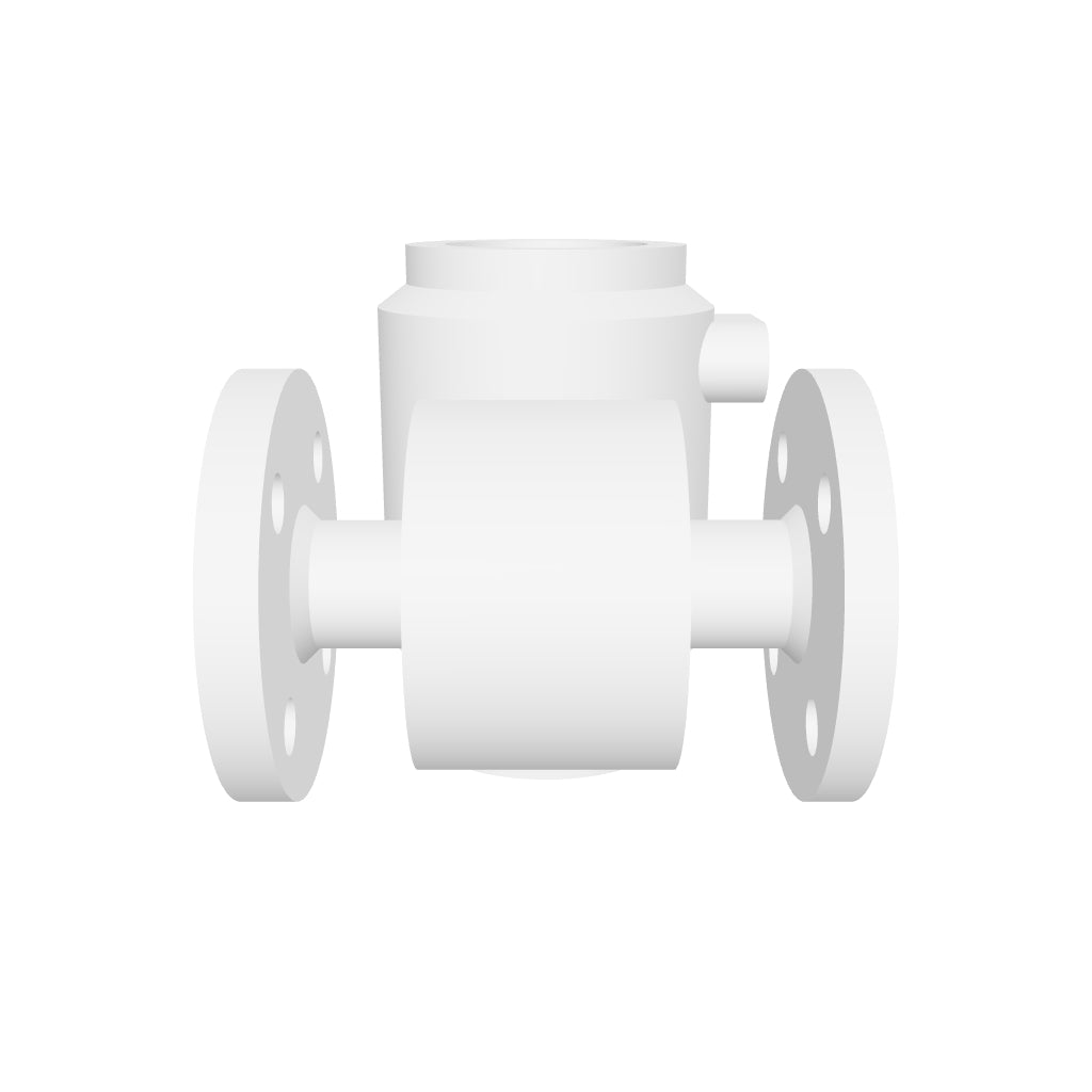 3D-Modell QMKA Magnetisch-induktiver Durchflussmesser zum Drehen und Zoomen