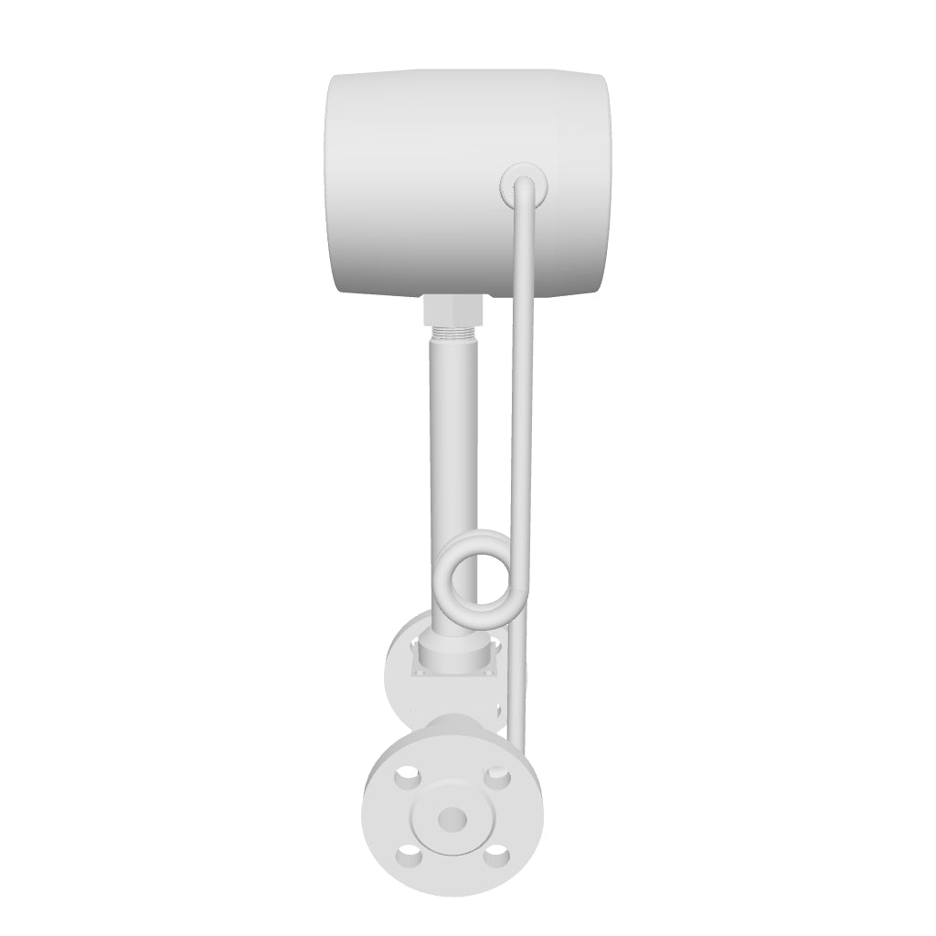 3D-Modell QWKA Vortex-Durchflussmesser zum Drehen und Zoomen